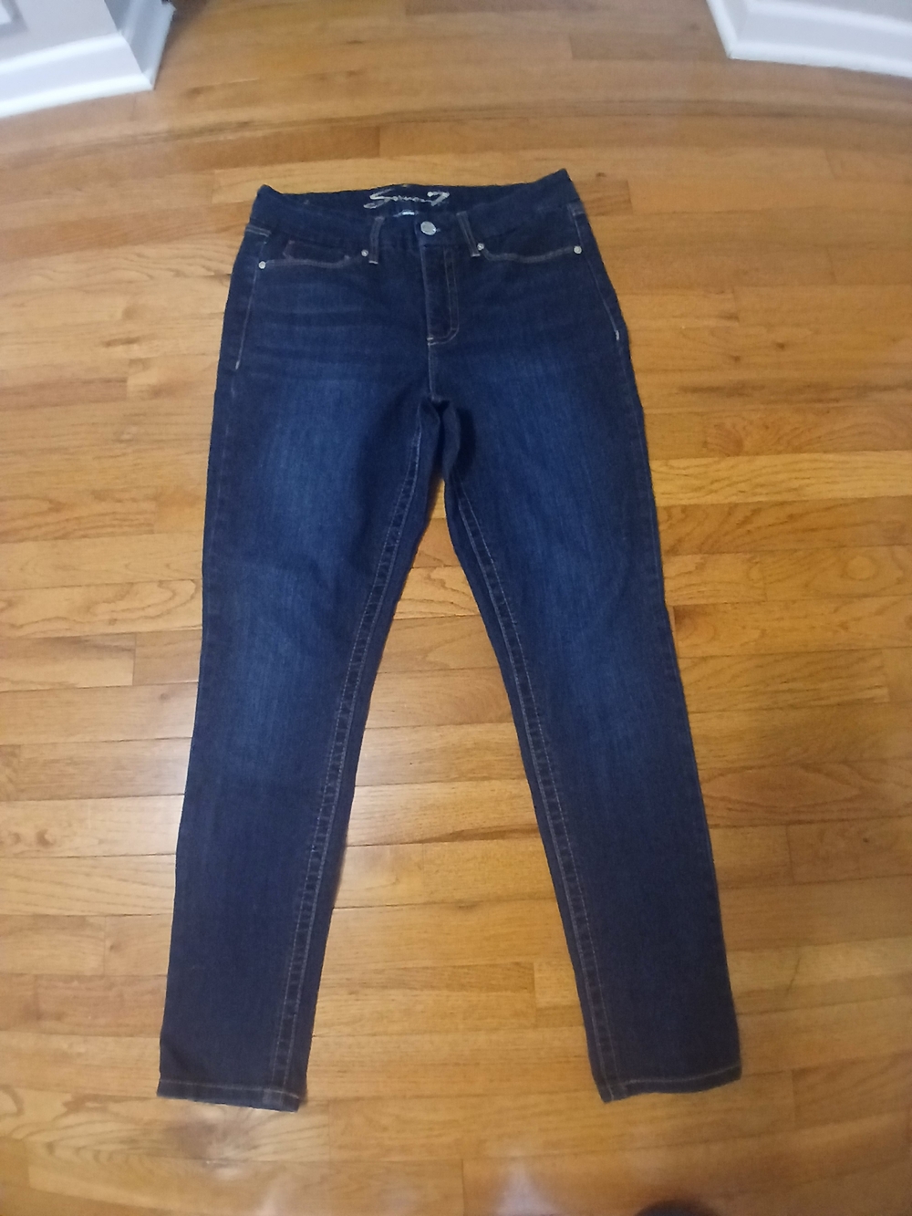 Seven7 Dark Indigo Skinny Jeans